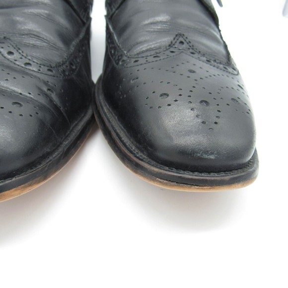 Florsheim Mens Size 10.5 D Sabato 12127 Black Leather Wingtip Monk Strap Shoes main image 11